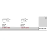 High Gloss Lacquer Treviso Coffee and End Table