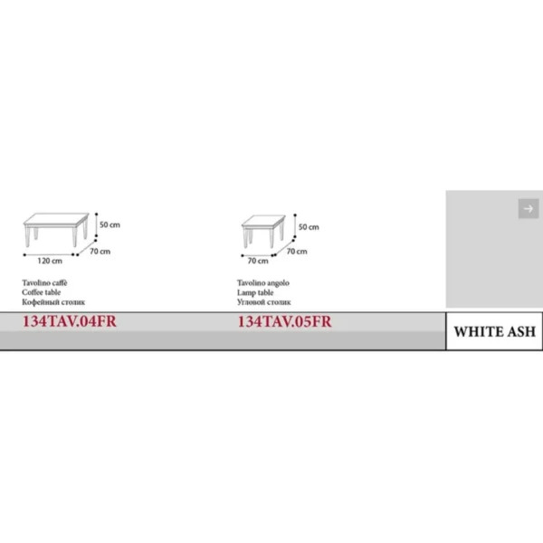 High Gloss Lacquer Treviso Coffee and End Table