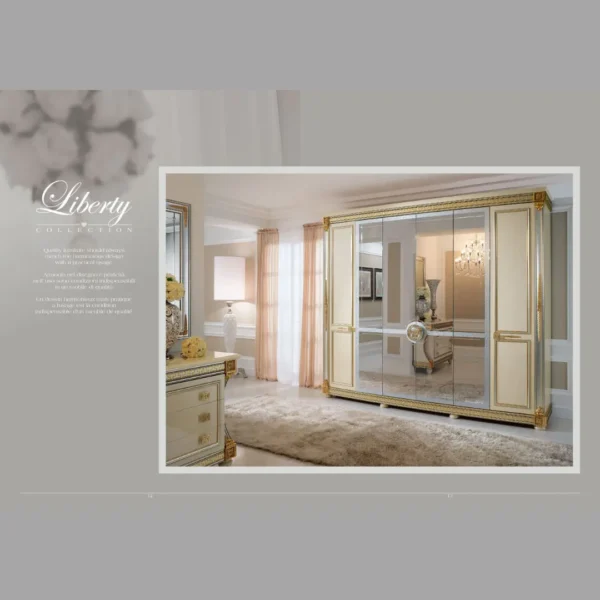 High Gloss Lacquer, Mat Liberty Night Bedroom Set