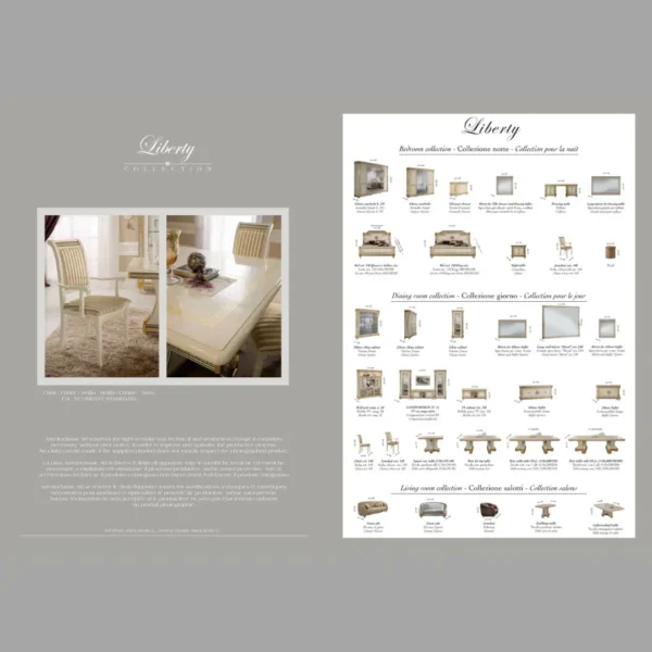 High Gloss Lacquer, Mat Liberty Night Bedroom Set