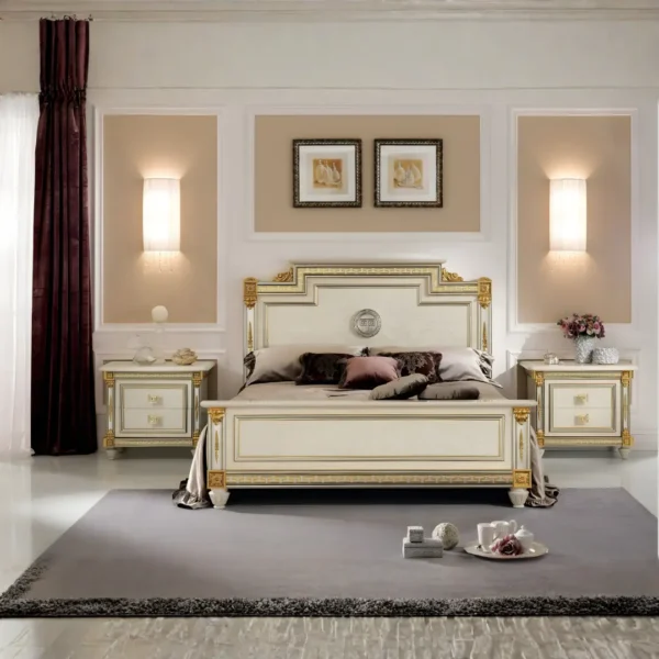 High Gloss Lacquer, Mat Liberty Night Bedroom Set