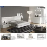 High Gloss Lacquer Sara Bedroom Set