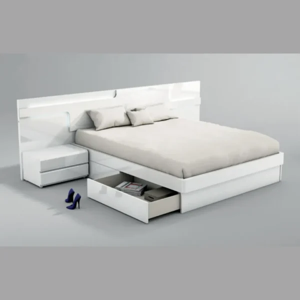 High Gloss Lacquer Sara Bedroom Set