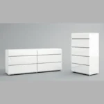 High Gloss Lacquer Sara Bedroom Set