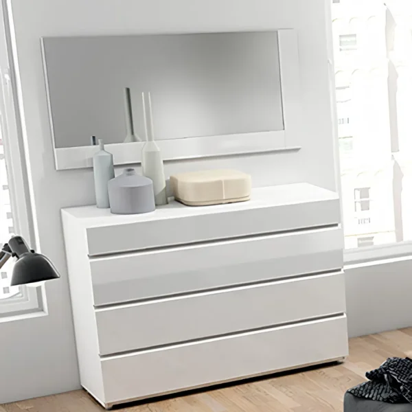 High Gloss Lacquer Sara Bedroom Set By ESF Furniture - Image 7