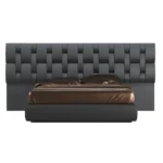High Gloss Lacquer, Mat Emporio Black Bed