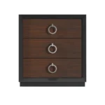 High Gloss Lacquer, Mat Emporio Black Nightstand