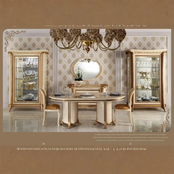 High Gloss Lacquer Melodia Day Dining Room Set