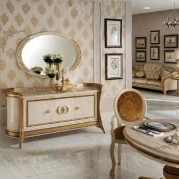 High Gloss Lacquer Melodia Day Dining Room Set