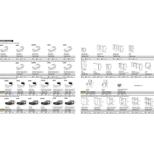 High Gloss Bedroom Set