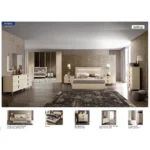 High Gloss Bedroom Set Lacquer Ambra By ESF Furniture - Image 2