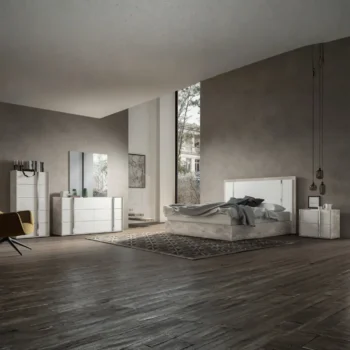 Mat, Shiny Treviso Bedroom Set