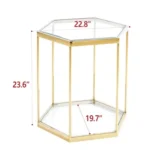 ET1042 End Table Glass by Artisan furniture - Image 6