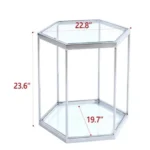 ET1042 End Table Glass by Artisan furniture - Image 12