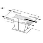 High Gloss Lacquer Medea Dining Room Set