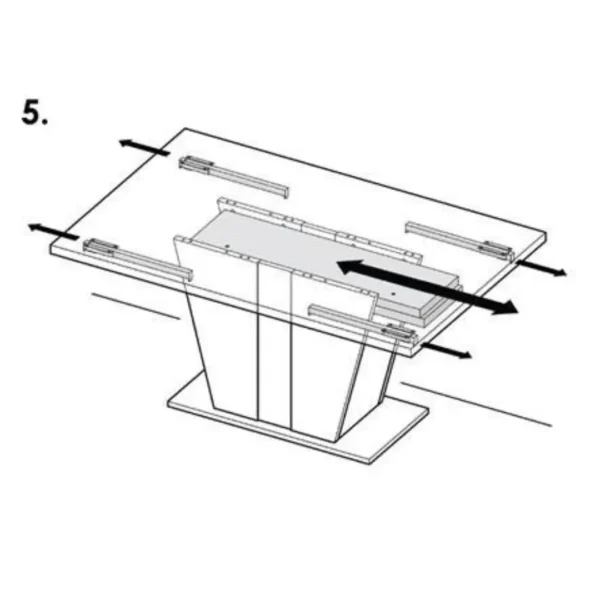 High Gloss Lacquer Medea Dining Room Set