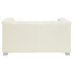 Chaviano Tufted Upholstered Loveseat Pearl White 505392 by Coaster Furniture Luxury Loveseats Mobilia Cleopatra 20 Chaviano Tufted Upholstered Loveseat Pearl White 505392 by Coaster Furniture 20