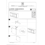 High Gloss Lacquer Dama Bianca Dining Set