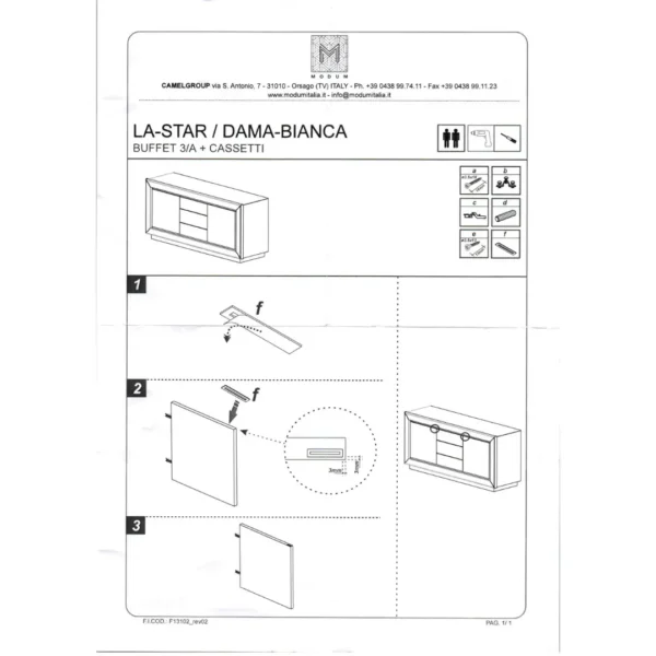 High Gloss Lacquer Dama Bianca Dining Set