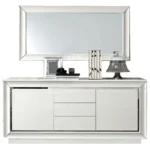 High Gloss Lacquer Dama Bianca Buffet