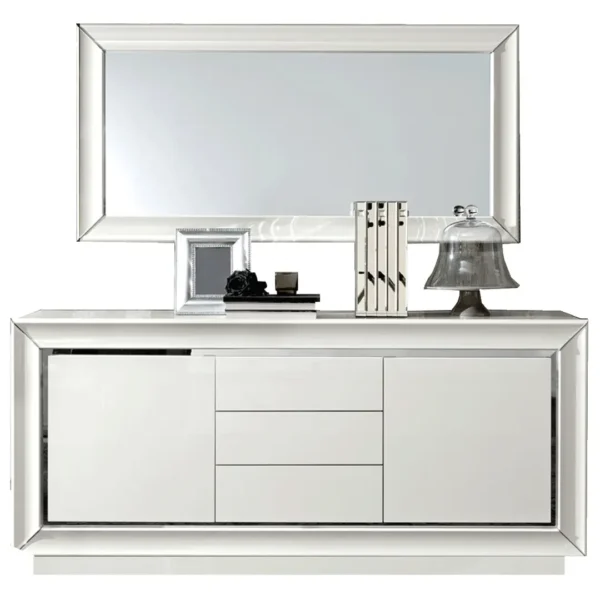 High Gloss Lacquer Dama Bianca Buffet