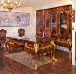 Handmade Desk-533- Set 5Pc (3 Chairs + 1 Table+ 1 Desk) 8