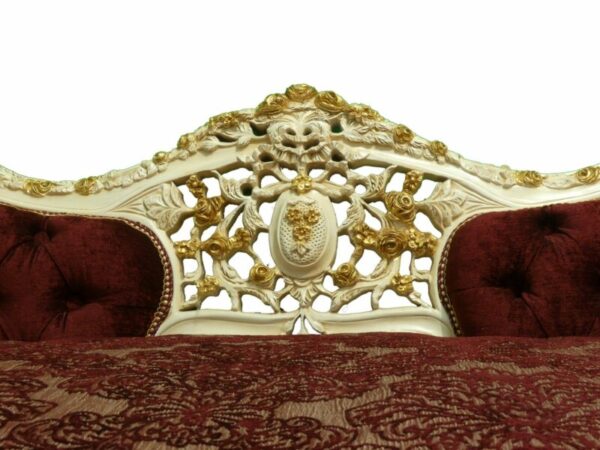 Handmade Queen Red Sofa 6