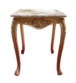 Handmade Frankfurt Side Table With Marble Top 11