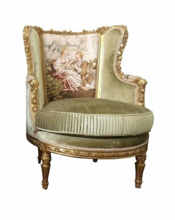 Handmade Frankfurt Green Chair1