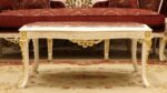 Handmade Queen Table With Marble Top 17