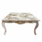 Handmade Queen Table With Marble Top 19
