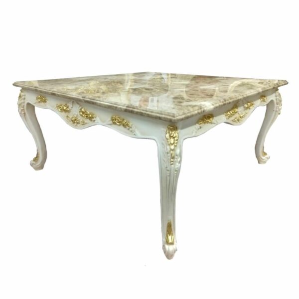 Handmade Queen Table With Marble Top 13