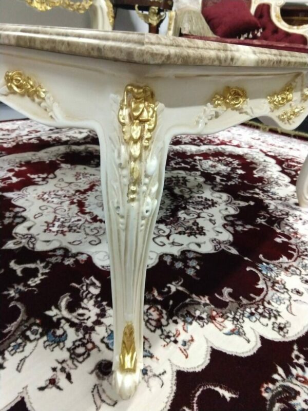 Handmade Queen Table With Marble Top 15