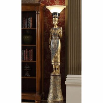 Gold Finish Lamp HD-7950 By Homey Design