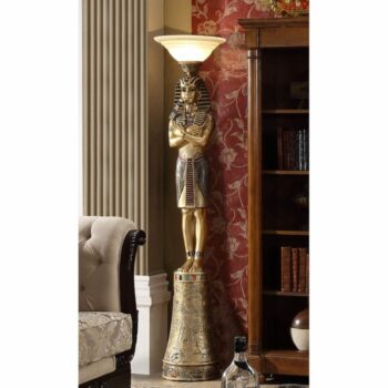 Gold Finish Lamp HD-7953 By Homey Design