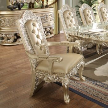 Belle Silver Arm Chair HD-8022 By Homey Design