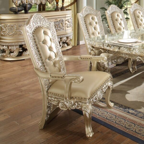 Belle Silver 7 PCs Dining Table Set HD-8022 By Homey Design 8