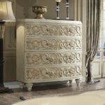 Plantation Cove White Chest HD-8030 By Homey Design Homey Design HD-8030 Collection Mobilia Cleopatra 7 Plantation Cove White Chest HD-8030 By Homey Design 7