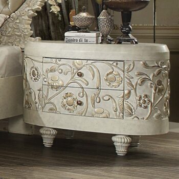 Plantation Cove White Nightstand HD-8030 By Homey Design
