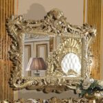 Metallic Bright Gold 4PC Bedroom Set HD-8086 By Homey Design 16