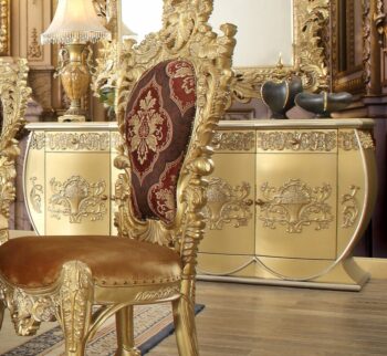 Metallic Bright Gold Buffet HD-8086 By Homey Design
