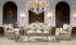 Plantation Cove White 3PCs Sofa Set HD-32 By Homey Design Homey Design HD-32 Collection Mobilia Cleopatra 11 Plantation Cove White 3PCs Sofa Set HD-32 By Homey Design 11