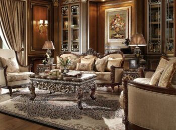 Luxury 7 PCs Dining Table Set HD-8024 By Homey Design 155