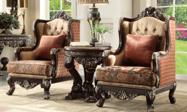 Mahogany Armchair HD-111 By Homey Design 4