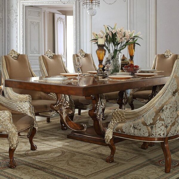 Brown Cherry Dining Table HD-124 By Homey Design 4