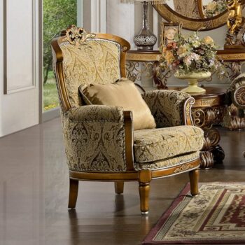 Medium Golden Tan Chair HD-369 By Homey Design