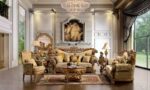 Medium Golden Tan 3PC Sofa Set HD-369 By Homey Design 11