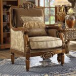 Metallic Antique Gold 3PC Sofa Set HD-610 By Homey Design Homey Design HD-610 Collection Mobilia Cleopatra 13 Metallic Antique Gold 3PC Sofa Set HD-610 By Homey Design 13