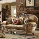 Light Maple Victorian 3PC Sofa Set HD-622 By Homey Design - Image 3
