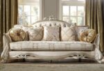 Golden Silver & Metallic Gold Sofa HD-661 By Homey Design 8